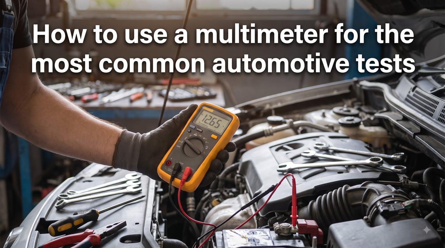 How to use a multimeter for the most common automotive tests