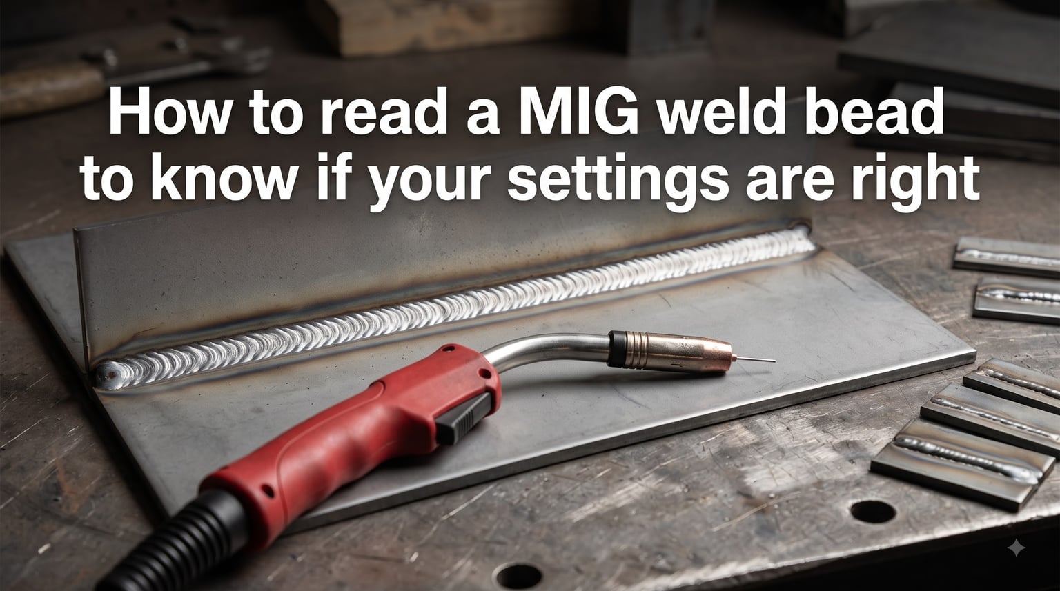 How to read a MIG weld bead to know if your settings are right