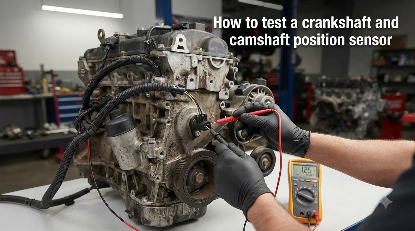 How to test a crankshaft and camshaft position sensor