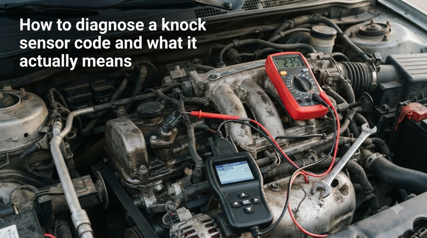 How to diagnose a knock sensor code and what it actually means