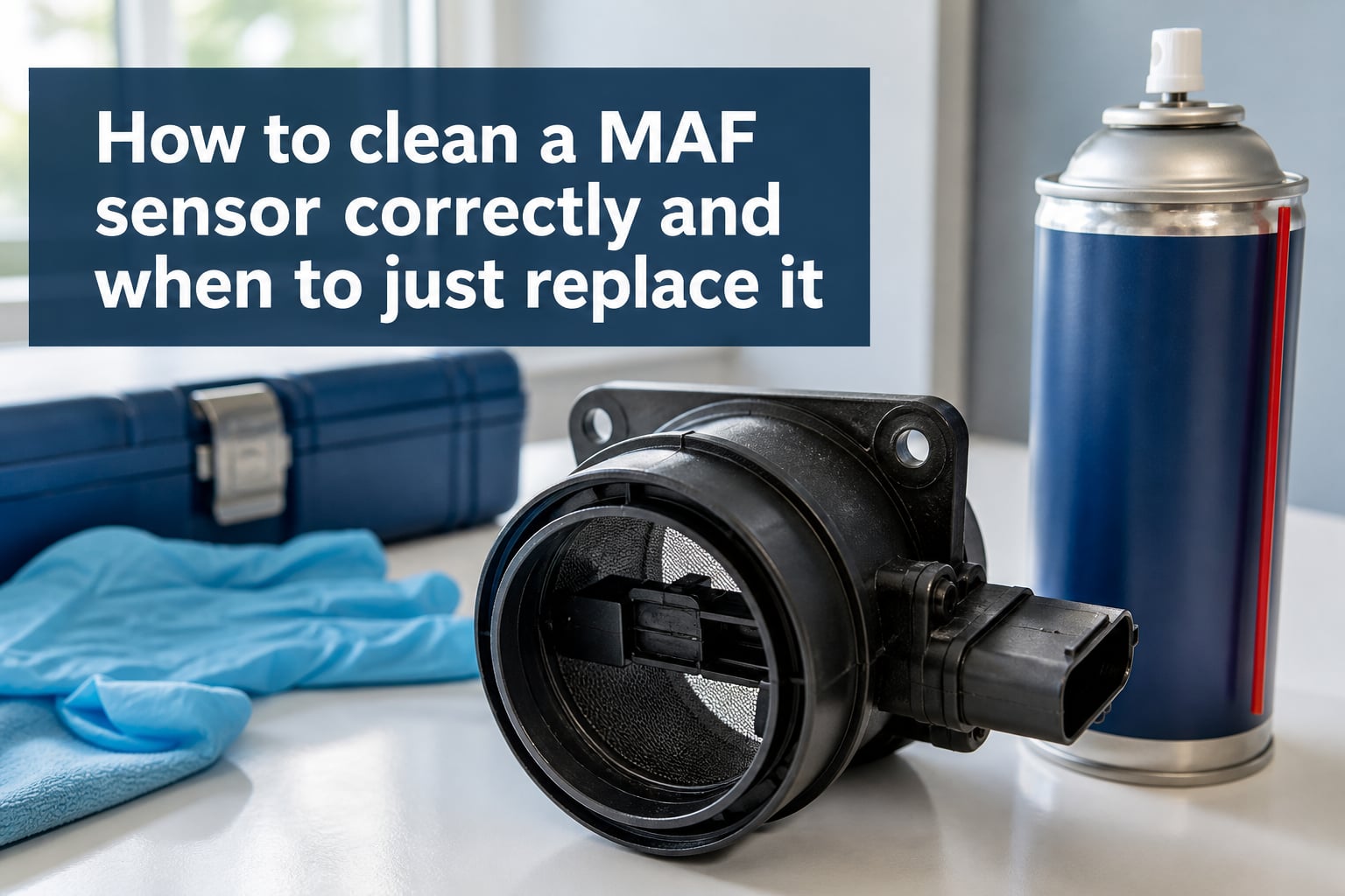 How to clean a MAF sensor correctly and when to just replace it