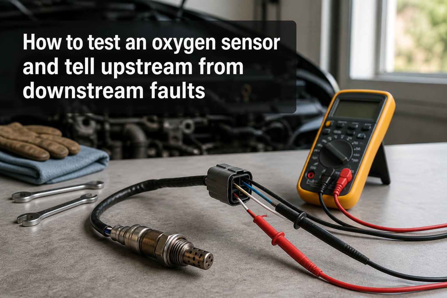 How to test an oxygen sensor and tell upstream from downstream faults