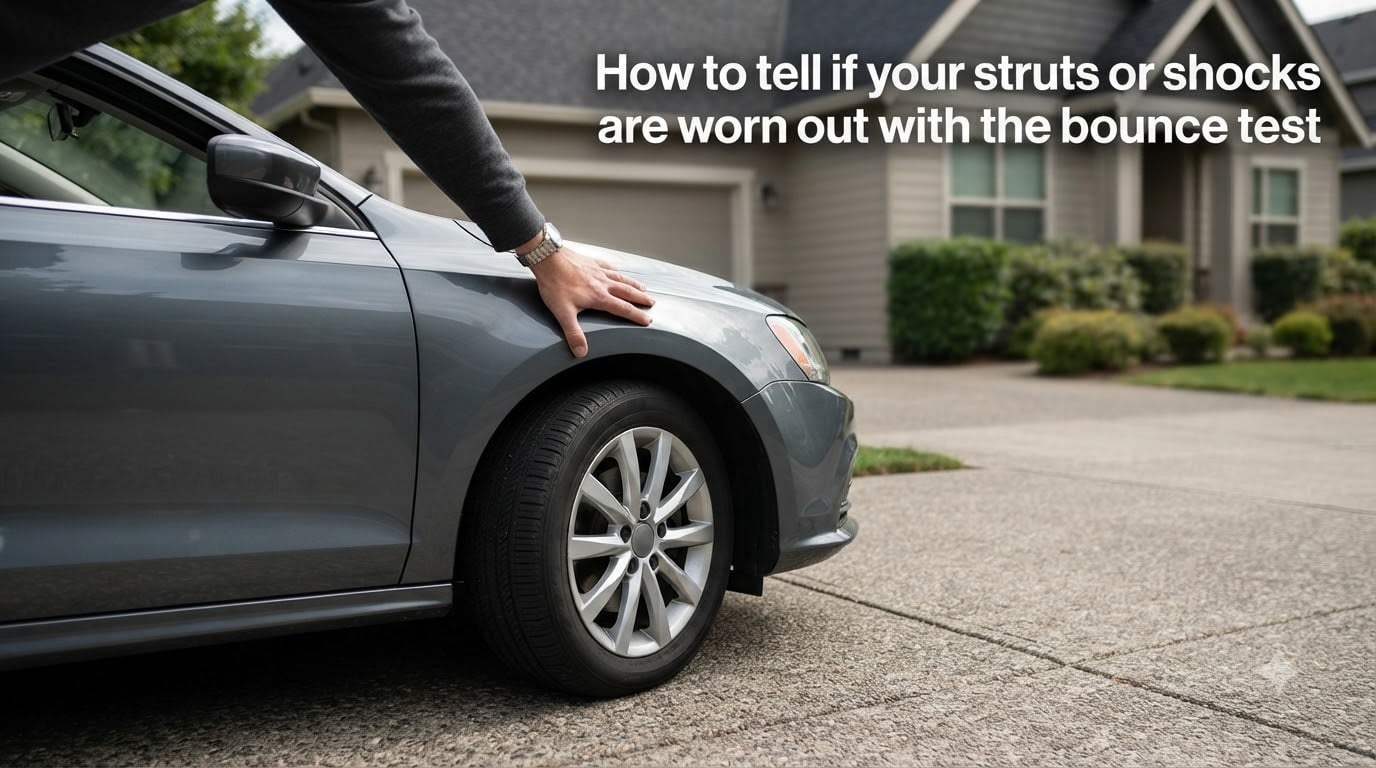 How to tell if your struts or shocks are worn out with the bounce test