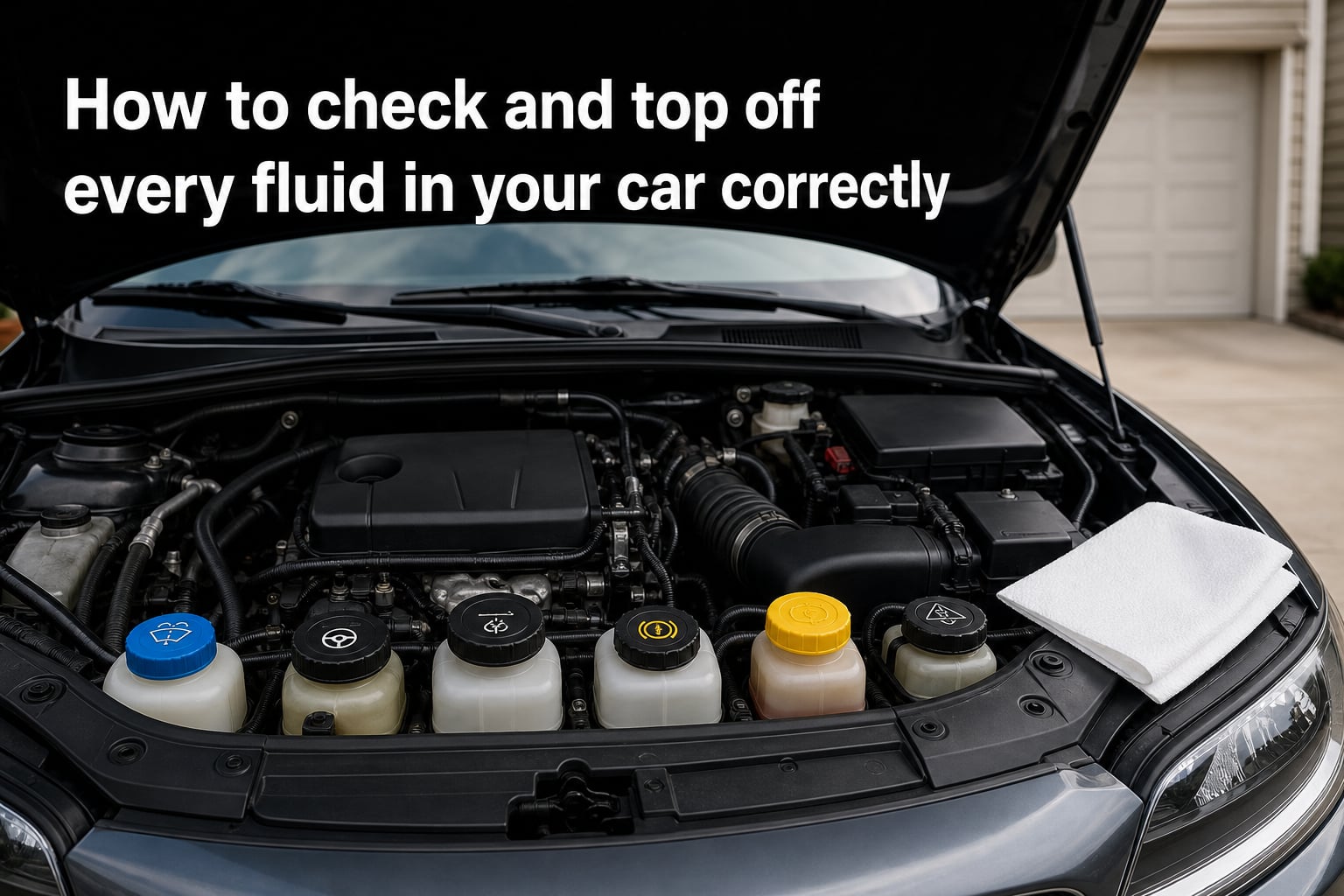 How to check and top off every fluid in your car correctly