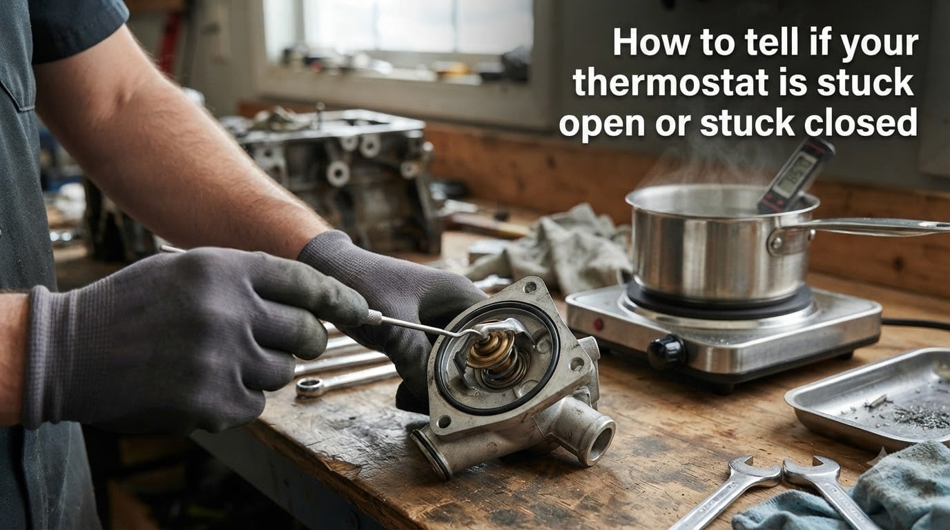 How to tell if your thermostat is stuck open or stuck closed