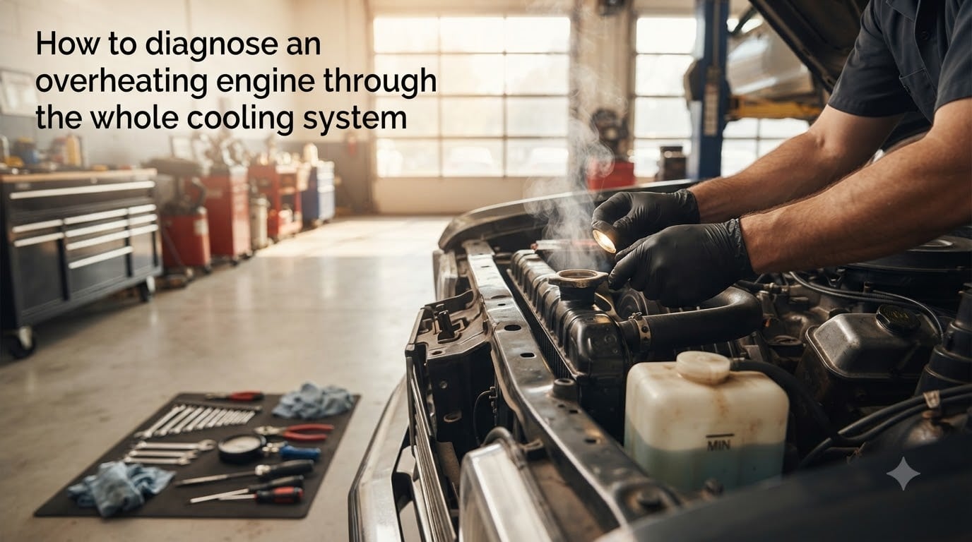 How to diagnose an overheating engine through the whole cooling system