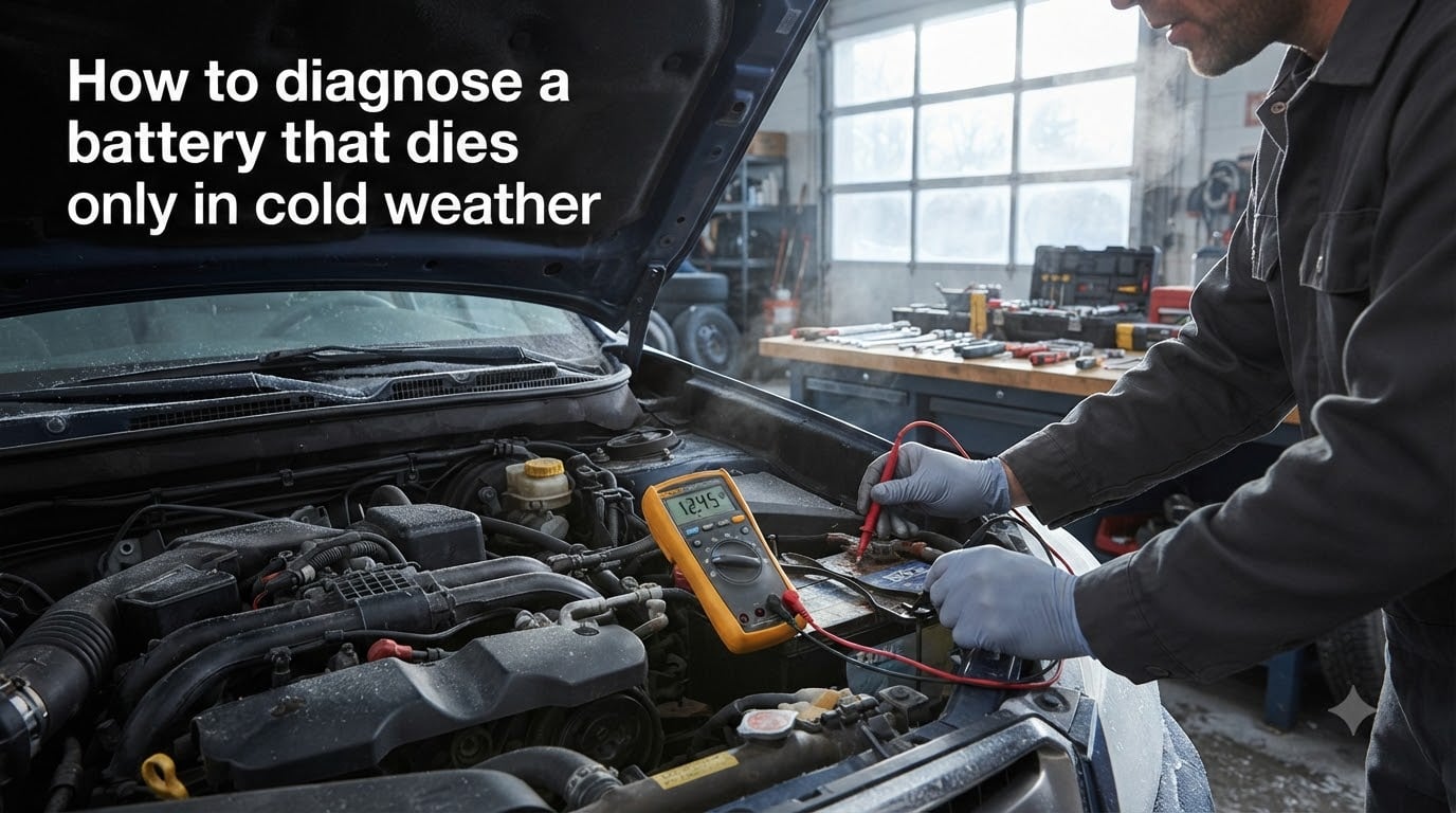 How to diagnose a battery that dies only in cold weather