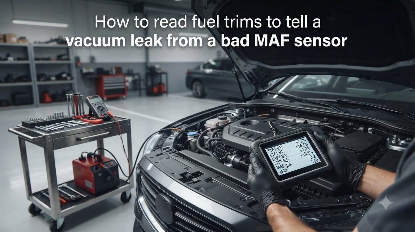 How to read fuel trims to tell a vacuum leak from a bad MAF sensor