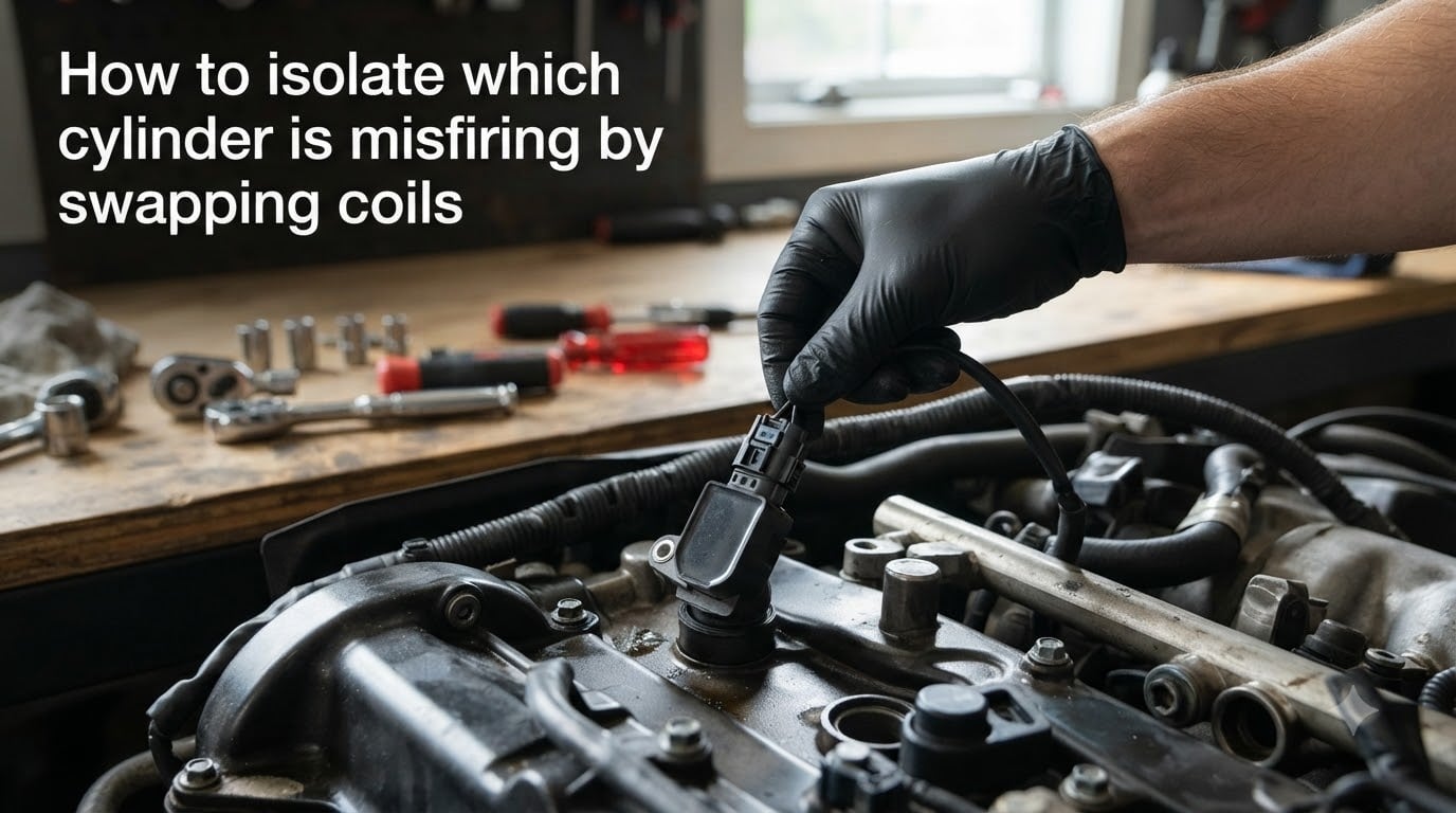 How to isolate which cylinder is misfiring by swapping coils