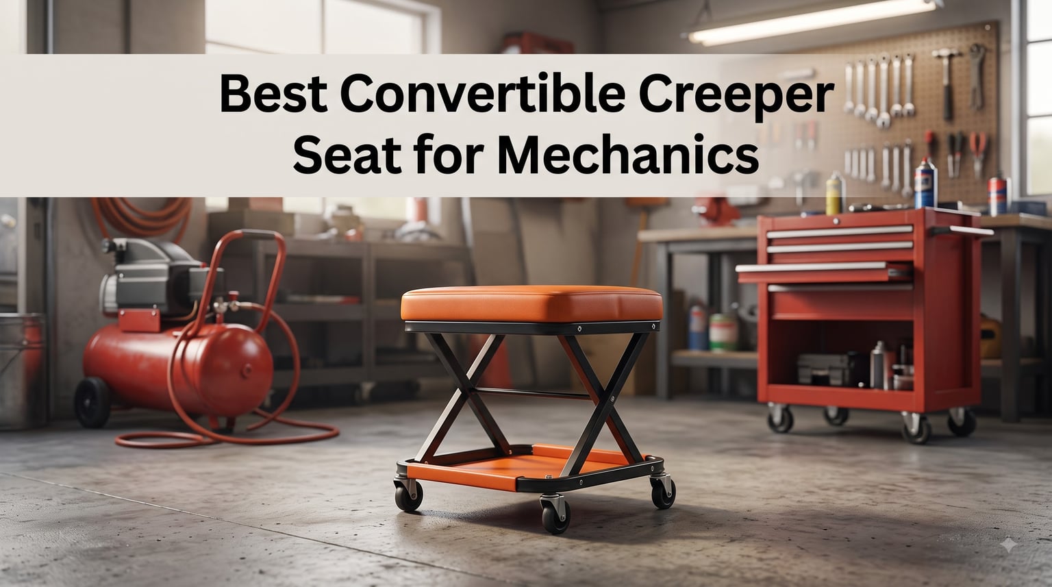 Best Convertible Creeper Seat for Mechanics