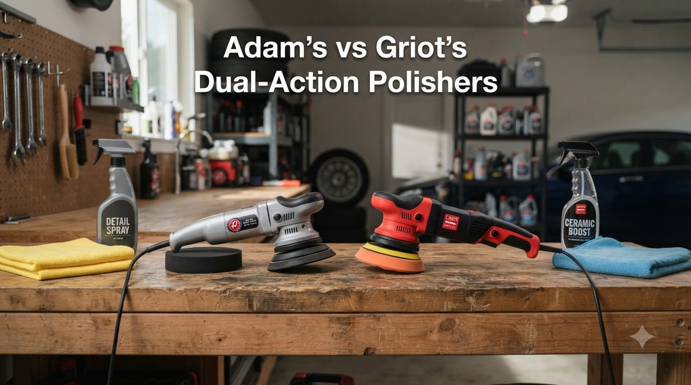 Adam's vs Griot's Dual-Action Polishers