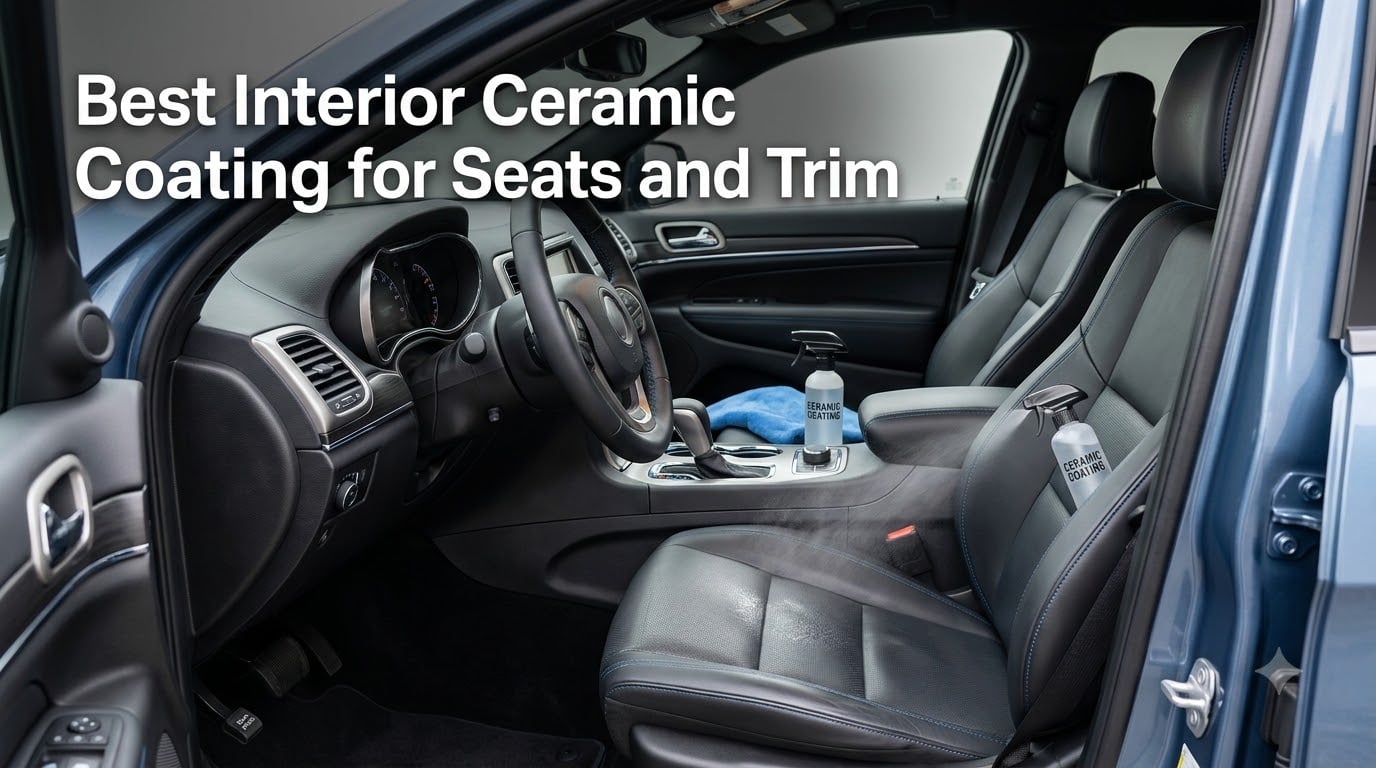 Best Interior Ceramic Coating for Seats and Trim