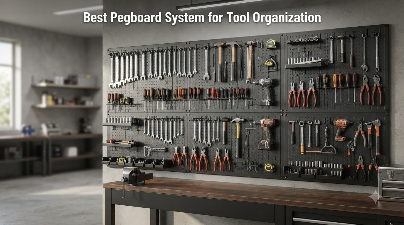 Best Pegboard System for Tool Organization