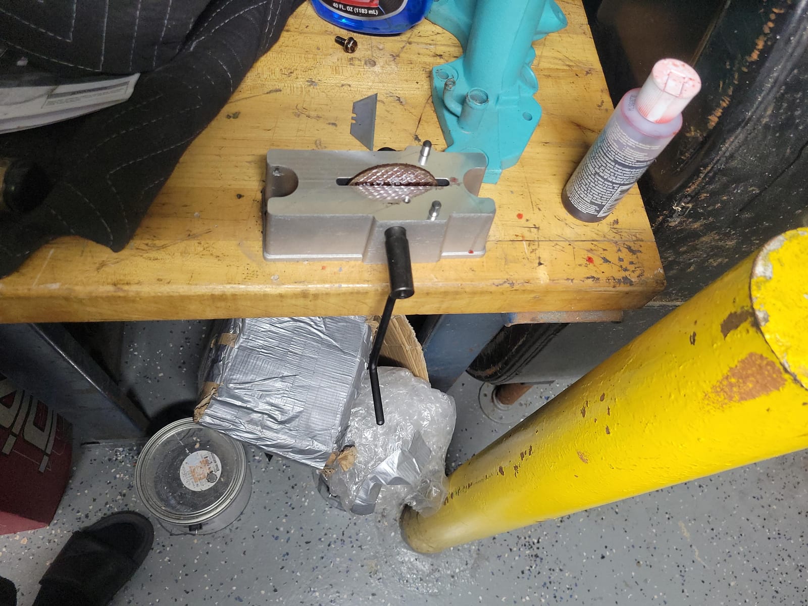 Piston Ring Filer, Grinding Tool, Manual Crank, Aluminum/Steel, Each customer photo 2