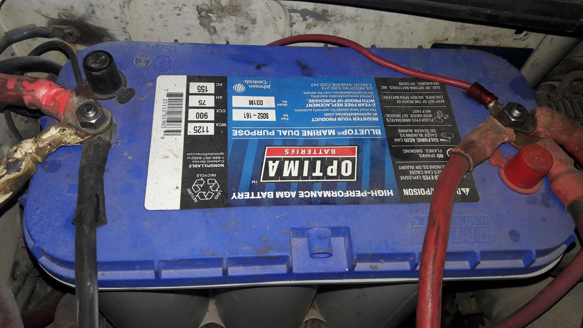 OPTIMA® Batteries D31M BLUETOP® Boat and RV Dual Purpose Sealed AGM Battery customer photo 2