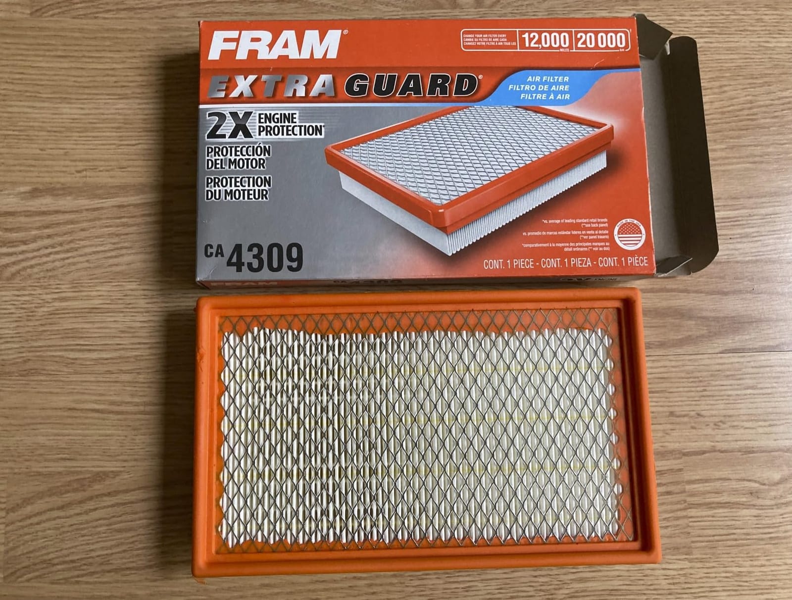 FRAM CA4309 Extra Guard Engine Air Filter customer photo 1