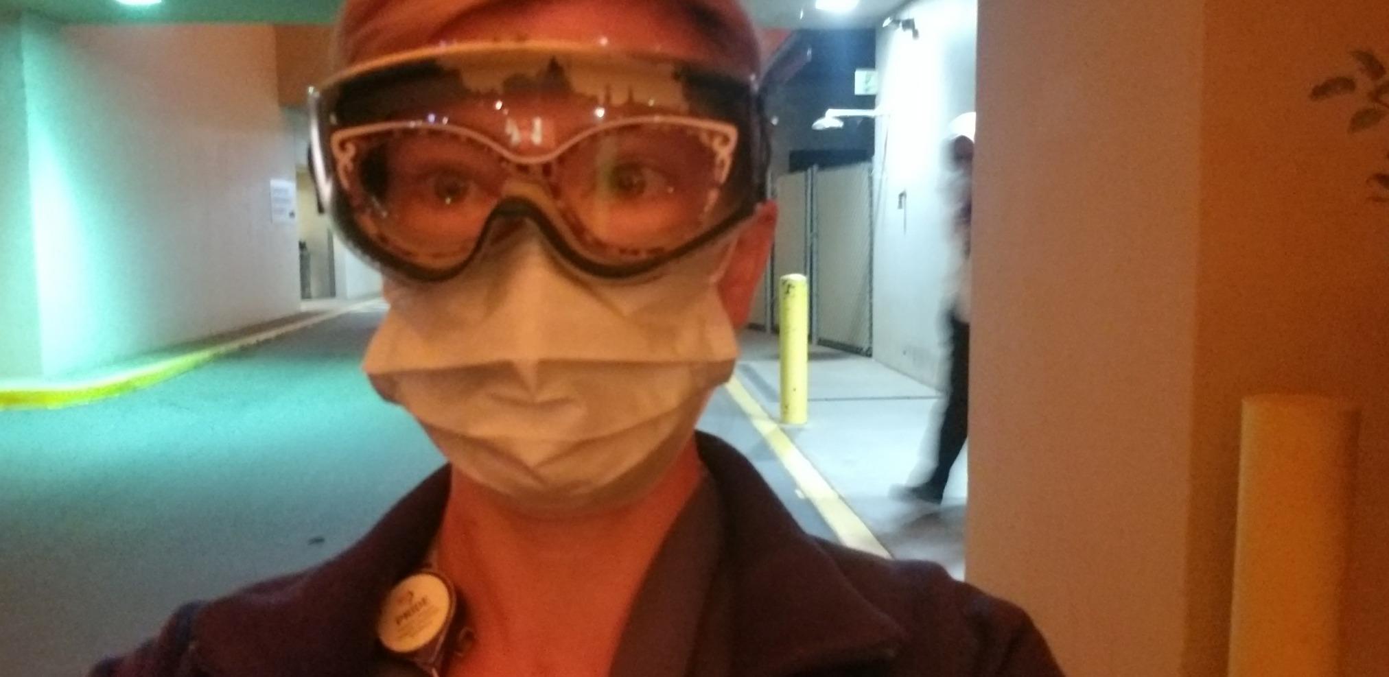 Uvex Stealth Safety Goggles with Clear Uvextreme Anti-Fog Lens, Teal & Gray Body & Neoprene Headband (S39610C) customer photo 1