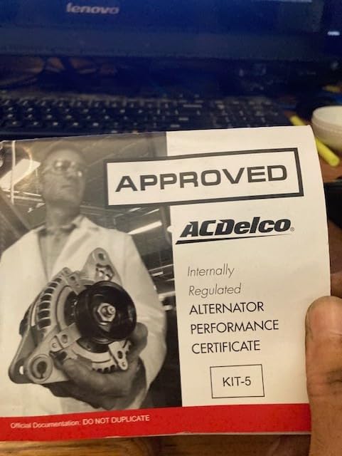 ACDelco Gold 334-2114 Alternator, Remanufactured (Renewed) customer photo 2