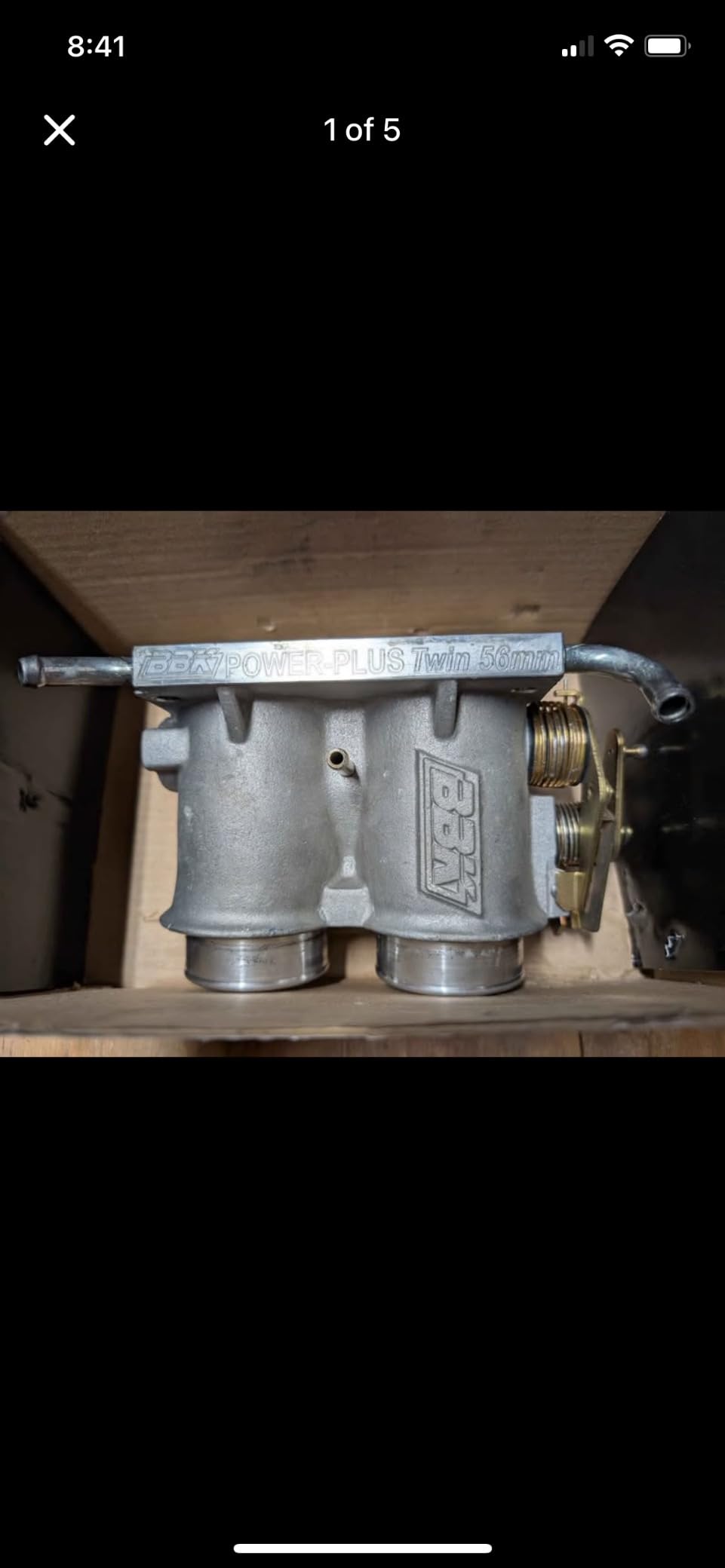 BBK 3501 Twin 56mm Throttle Body - High Flow Power Plus Series For Ford F Series Truck And SUV 302, 351 customer photo 2