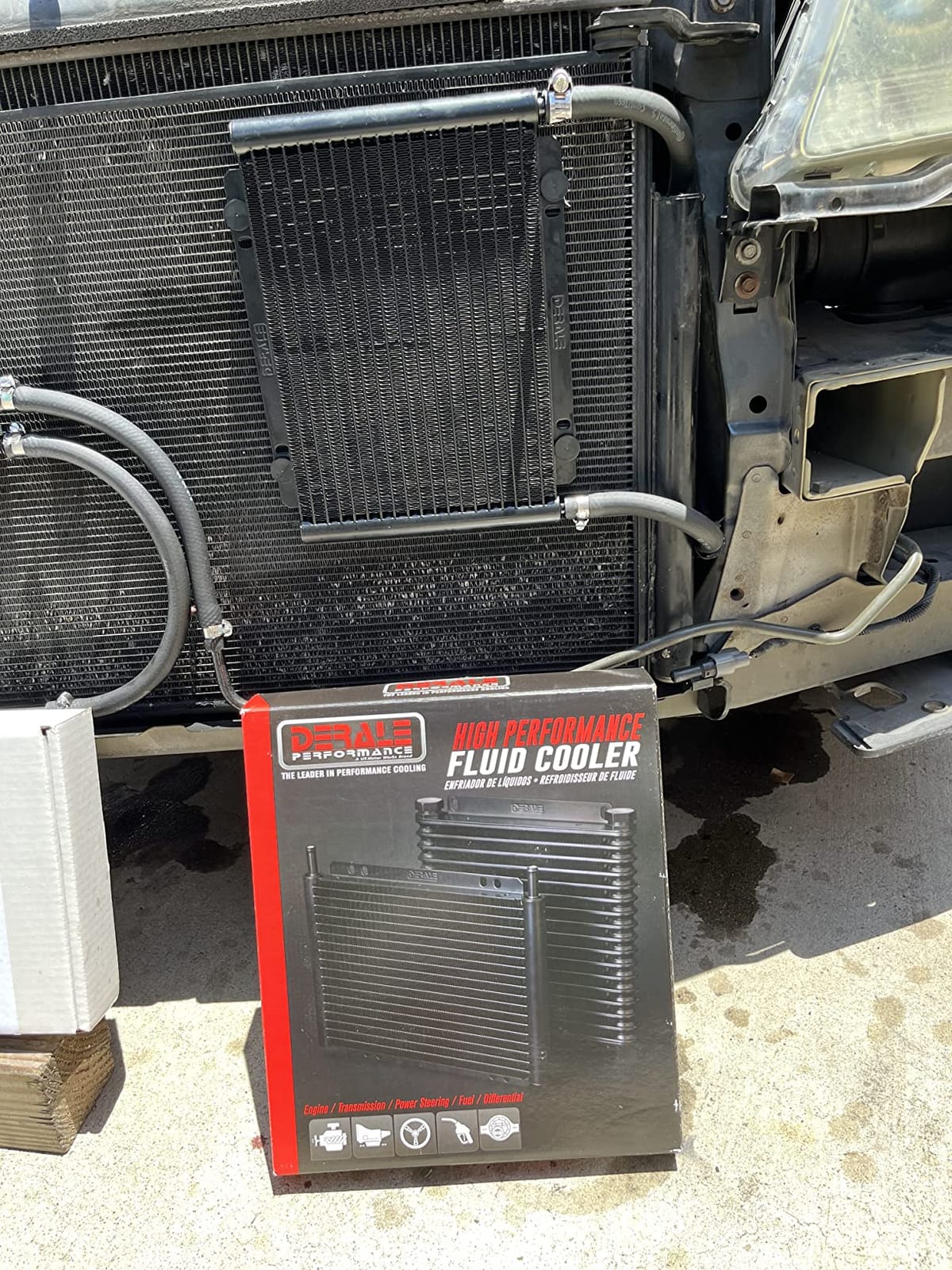 Derale 13503 Series 8000 Plate and Fin Transmission Oil Cooler , Black customer photo 1