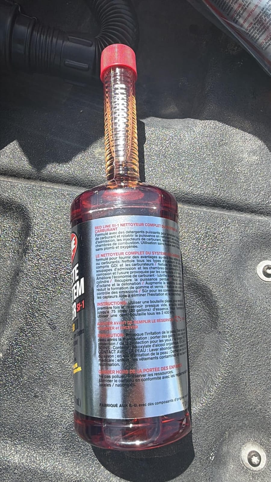 Red Line 60103 SI-1 Complete Fuel System Cleaner - 15 Ounce- Fuel Injector Cleaner and Carburetor Cleaner for Corrosion Prevention and Injector, Valve, and Combustion Chamber Deposit Removal customer photo 2