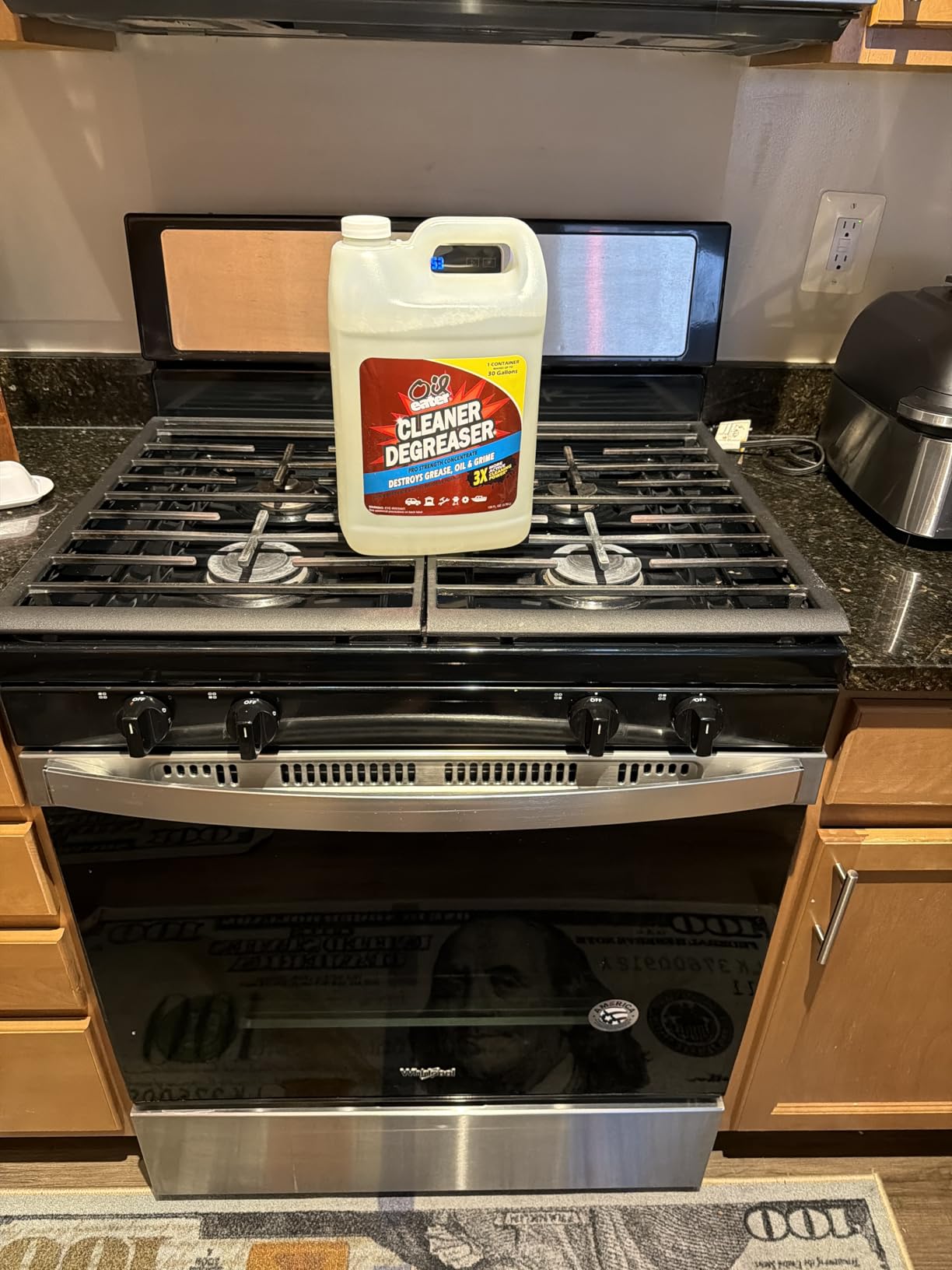 Oil Eater Original 1 Gallon Cleaner, Degreaser - Dissolve Grease Oil and Heavy-Duty Stains – Professional Strength customer photo 1