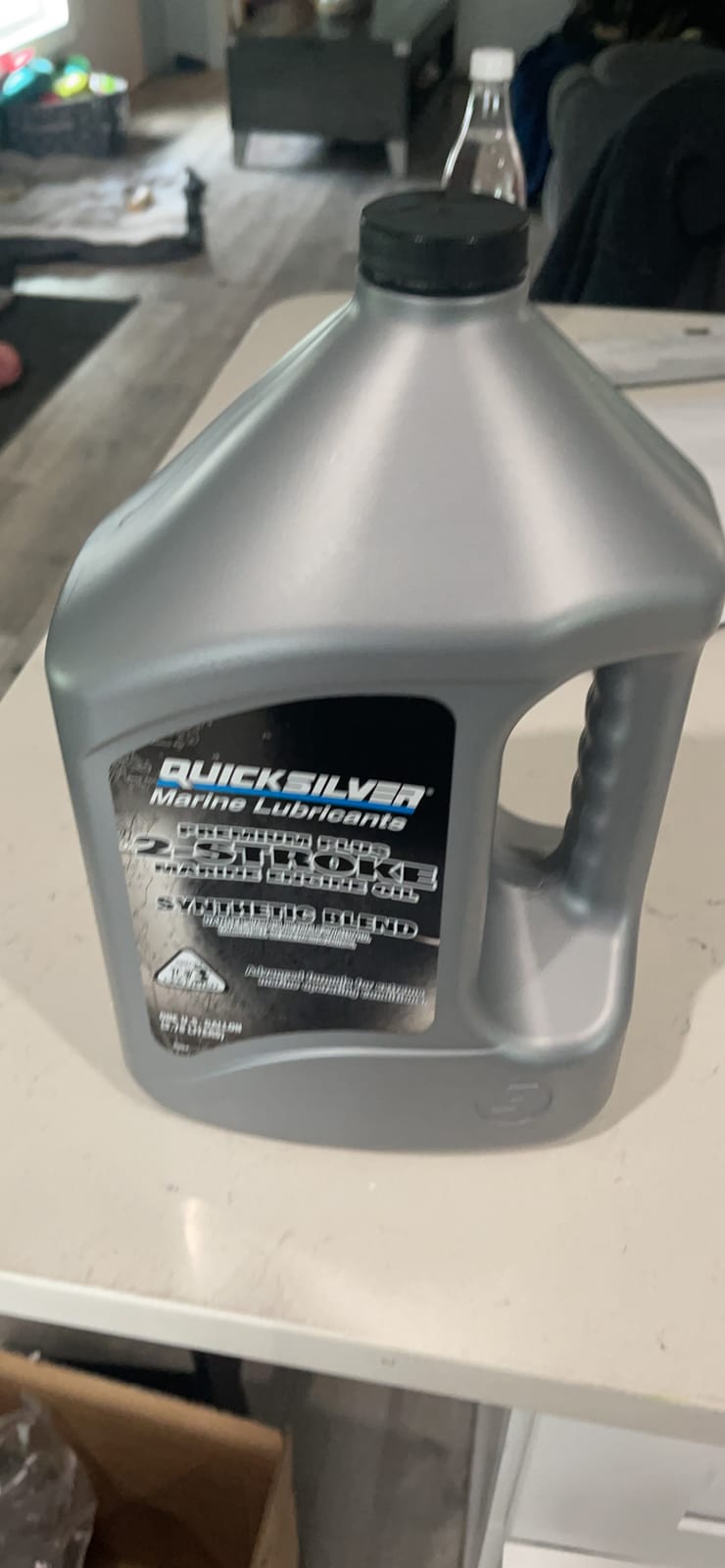 Quicksilver Premium Plus Synthetic Blend 2-Stroke Engine Oil, 1 Gallon customer photo 1