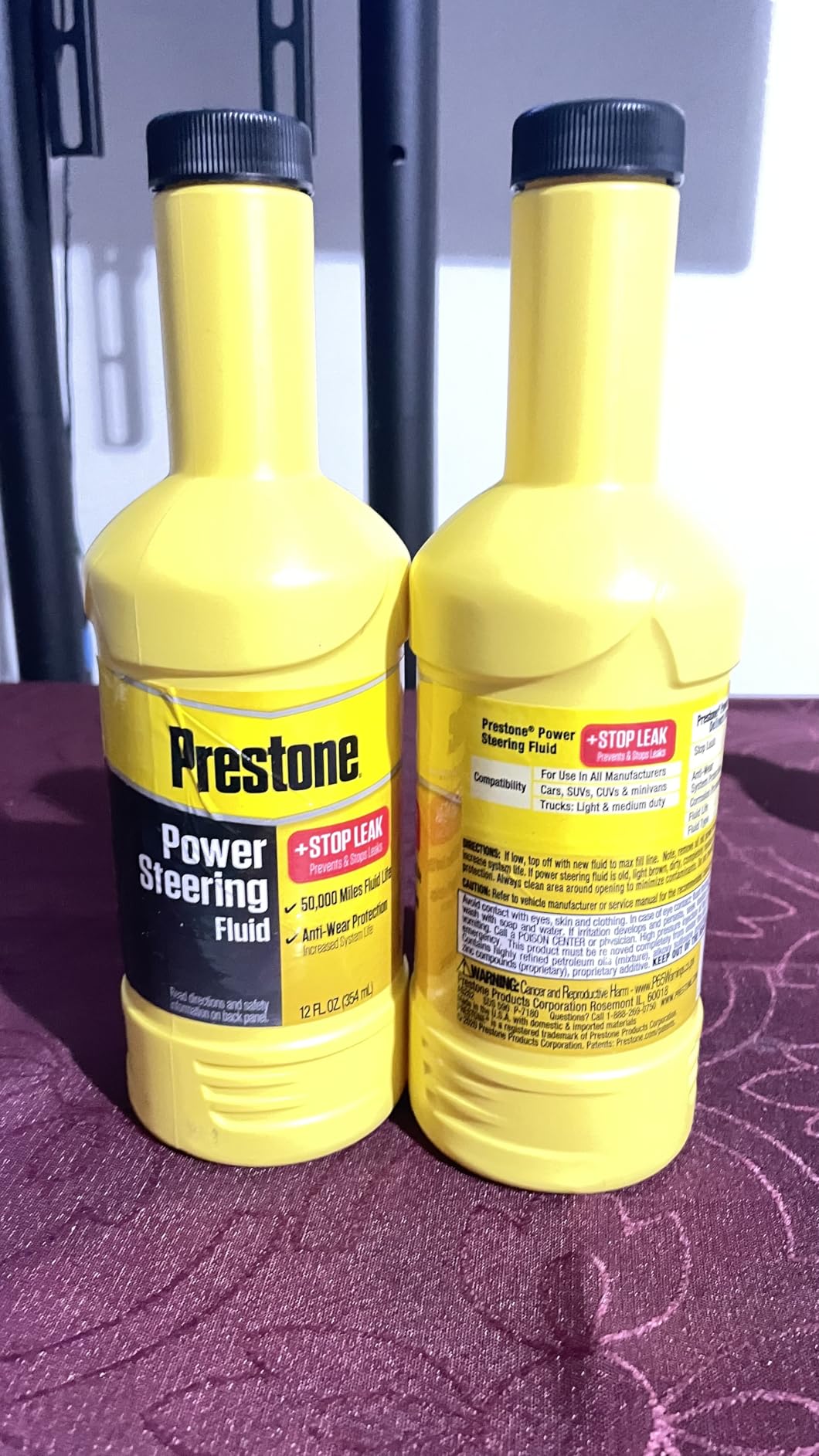 Prestone AS262 Power Steering Fluid with Stop Leak, 50,000 Miles, 12 oz. customer photo 1