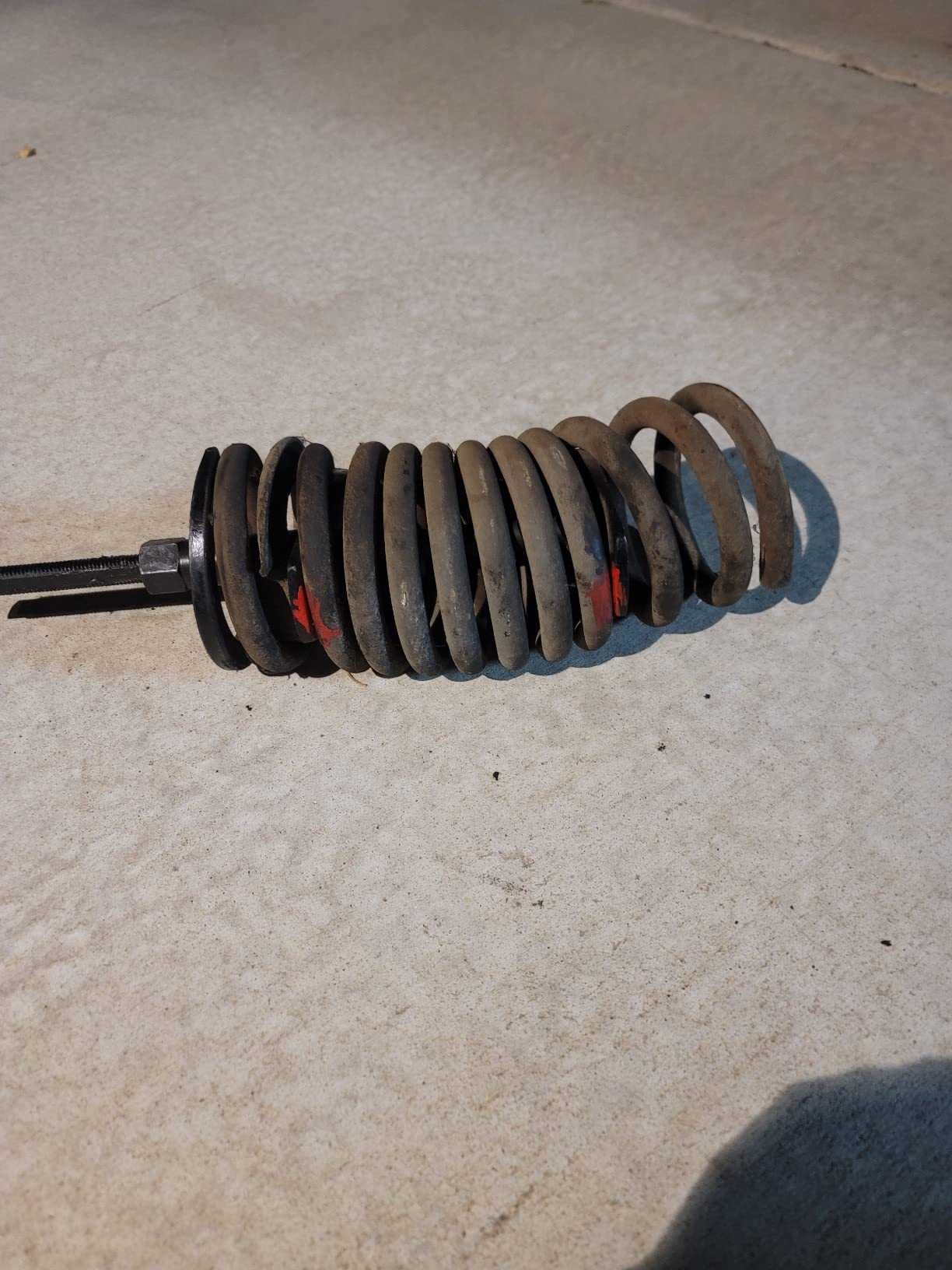 OTC 7045B Front Coil Spring Compressor - Compatible with Most Late-Model Rear Wheel Drive Domestic Vehicles with Coil Springs Between the Upper and Lower Control Arms, Black customer photo 2