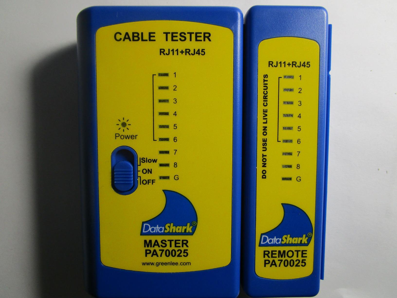 DataShark PA70025 Network Cable Tester | Cable Mapper, Check Continuity | LAN (RJ45) & Telephone (RJ11 RJ12 RJ14) | Test Patch Cords or Installed Cable Runs customer photo 1