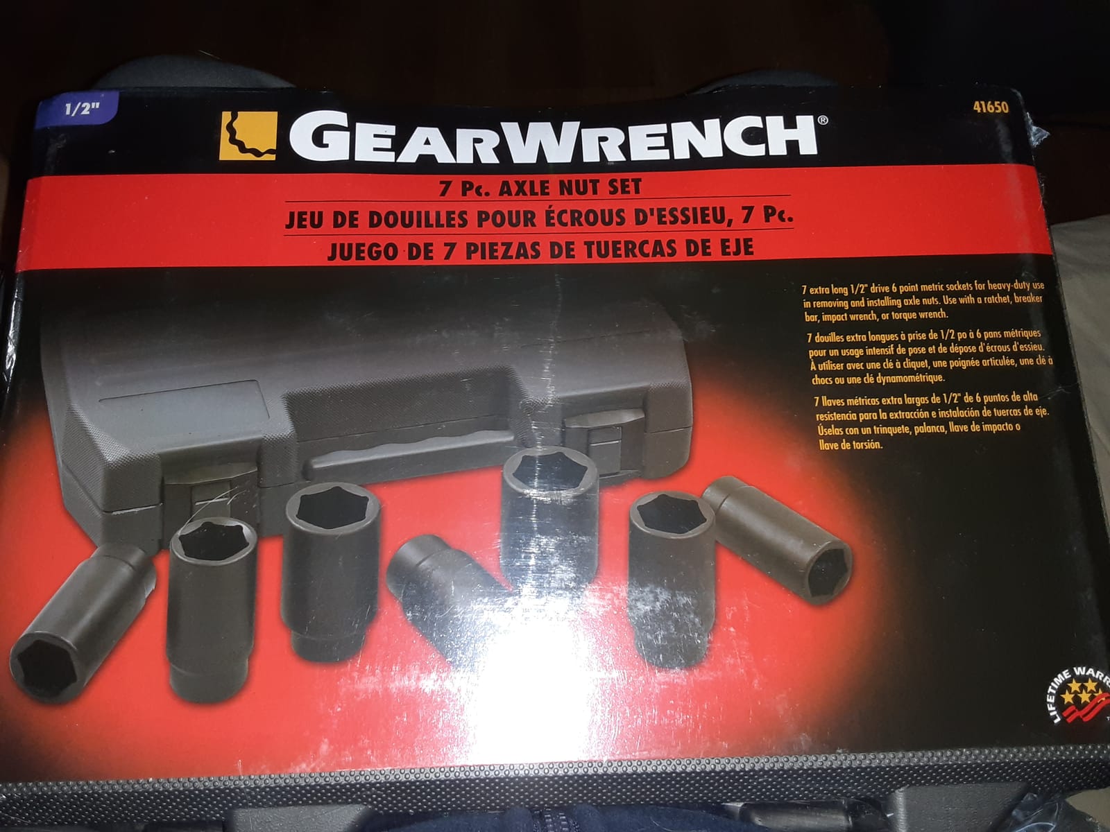 GEARWRENCH 7 Piece Axle Nut Set - 41650 customer photo 1