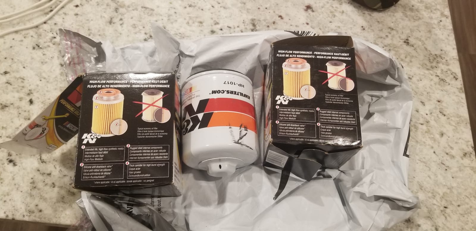 K&N Oil Filter: 20,000 Mile Engine Protection with Wrench Off Nut, HP-1017 customer photo 1