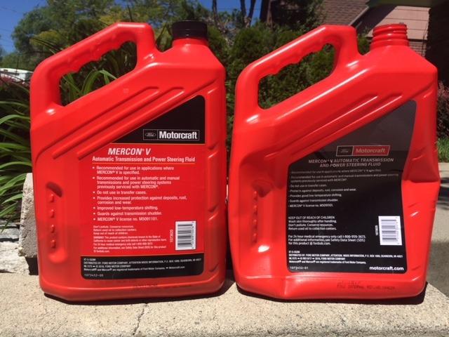 Ford Genuine XT-5-5QM MERCON-V Automatic Transmission and Power Steering Fluid - 5 Quart customer photo 1