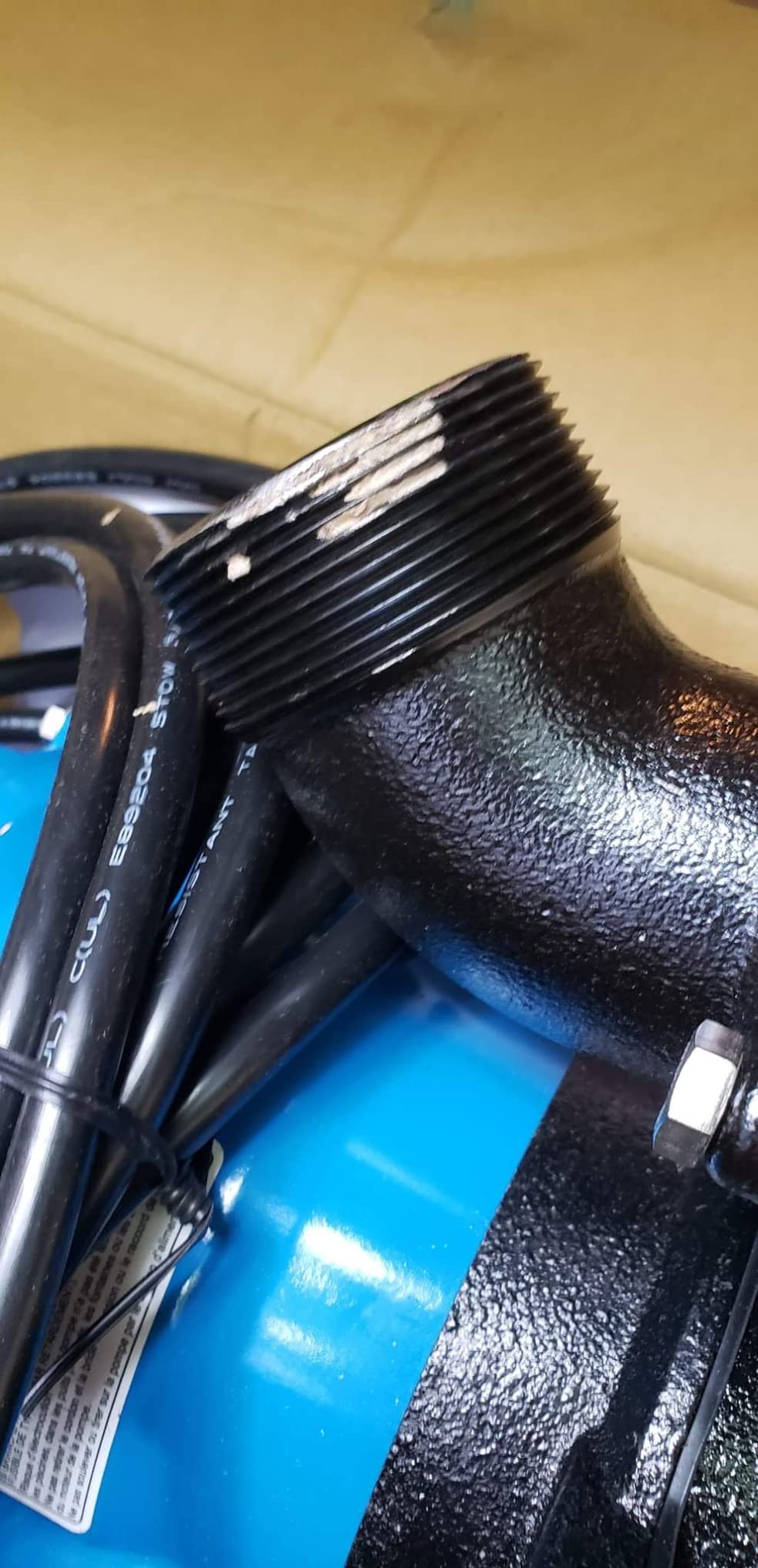 Tsurumi Pump HS2.4S Submersible Trash Pump with Agitator 1/2 HP 115V 2 in Discharge Ideal for dewatering applications with sand, solids, and other debris | 39 GPM / 2340 GPH customer photo 2