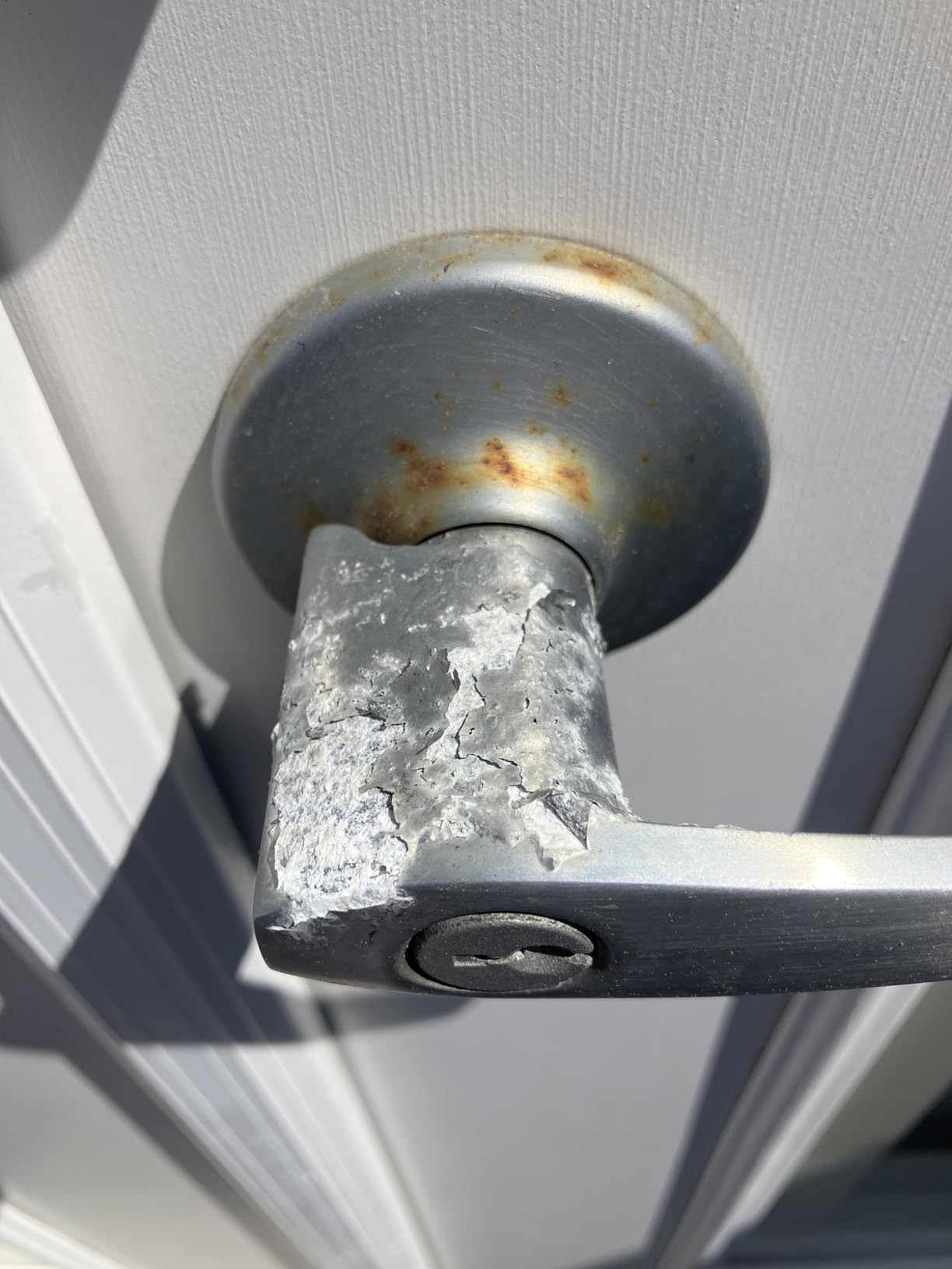 Kwikset 991 Tustin Entry Lever and Single Cylinder Deadbolt Combo Pack featuring SmartKey in Satin Nickel, Model Number: 99910-040 customer photo 1