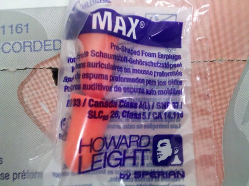 Howard Leight by Honeywell Maximum Disposable Earplugs Box, 200 Pair (MXM-1) customer photo 1