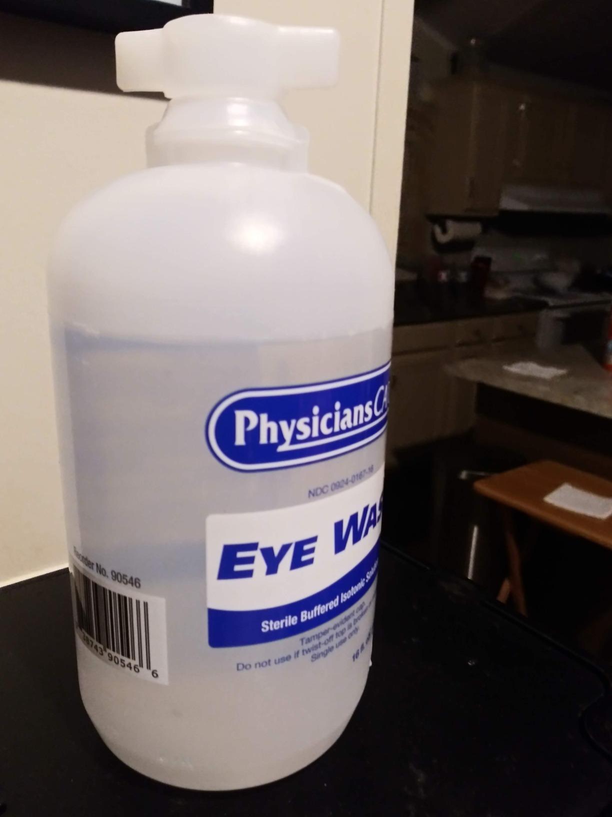 PhysiciansCare 16 oz Sterile Eye Wash Solution for Irrigation customer photo 1