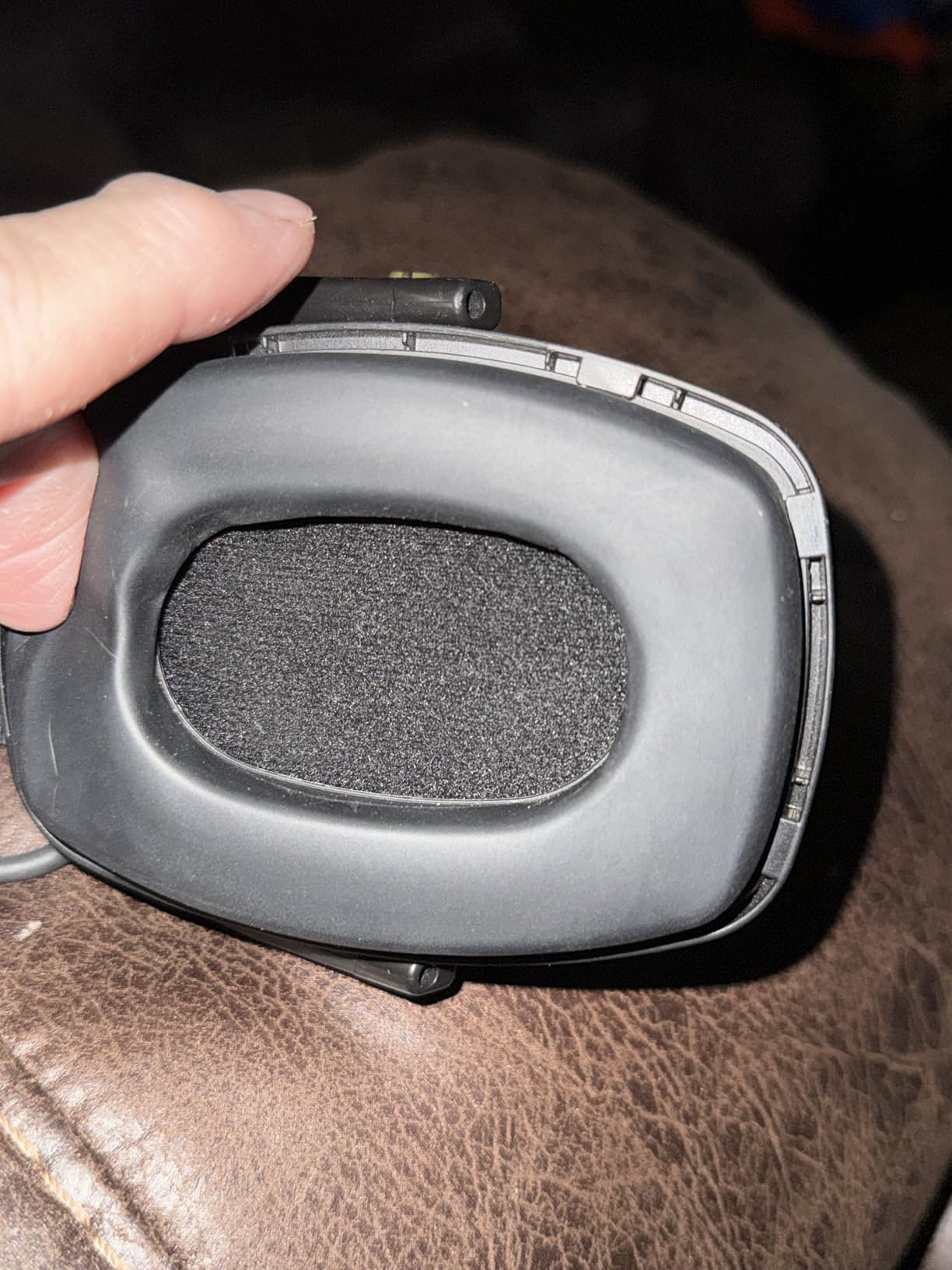 Howard Leight by Honeywell R-01526, Impact Sport Earmuffs, Olive Drab Green. customer photo 2