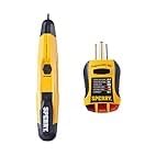 Sperry Instruments STK001 Non-Contact Voltage Tester (VD6504) & GFCI Outlet / Receptacle Tester (GFI6302) Kit, Electrical AC Voltage Detector, Yellow & Black customer photo 2