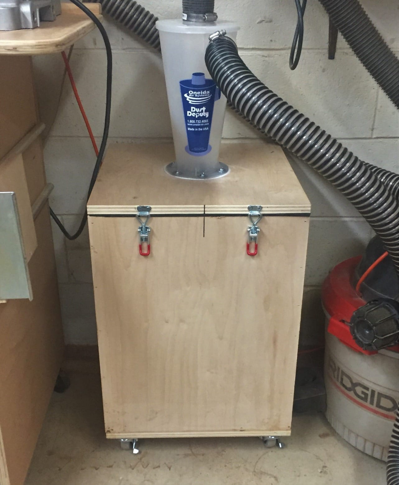 Oneida Air Systems Dust Deputy DIY Anti-Static Retrofit Cyclone Separator for Wet/Dry Shop Vacuums (DD DIY) customer photo 2