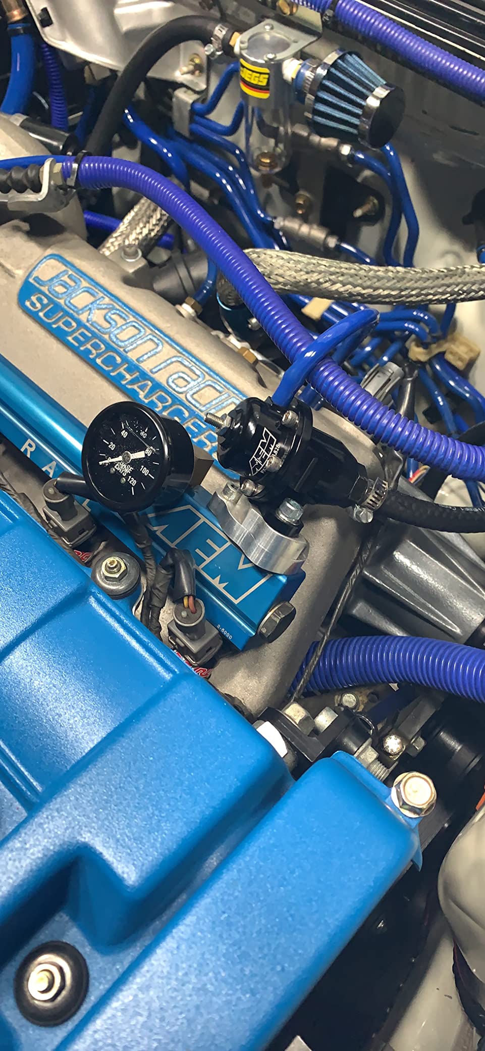AEM 25-300BK Black High Volume Adjustable Fuel Pressure Regulator customer photo 1