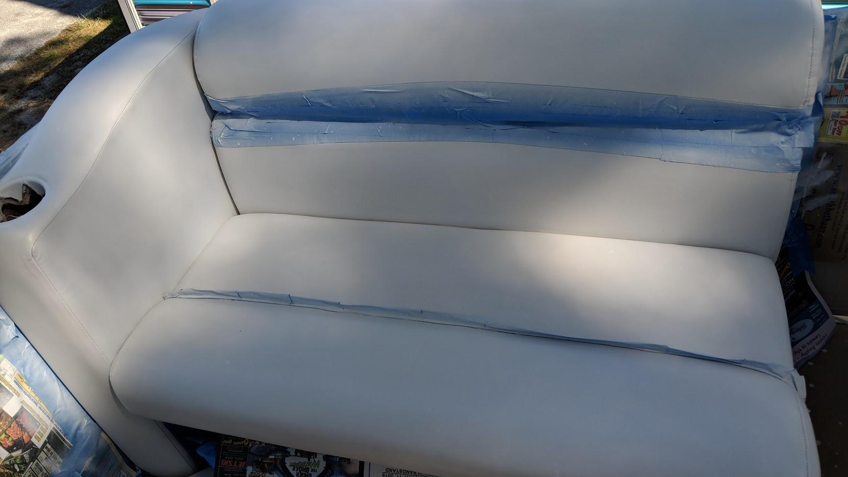 SEM M25083 Carver White Marine Vinyl Coat - 12 oz. customer photo 1