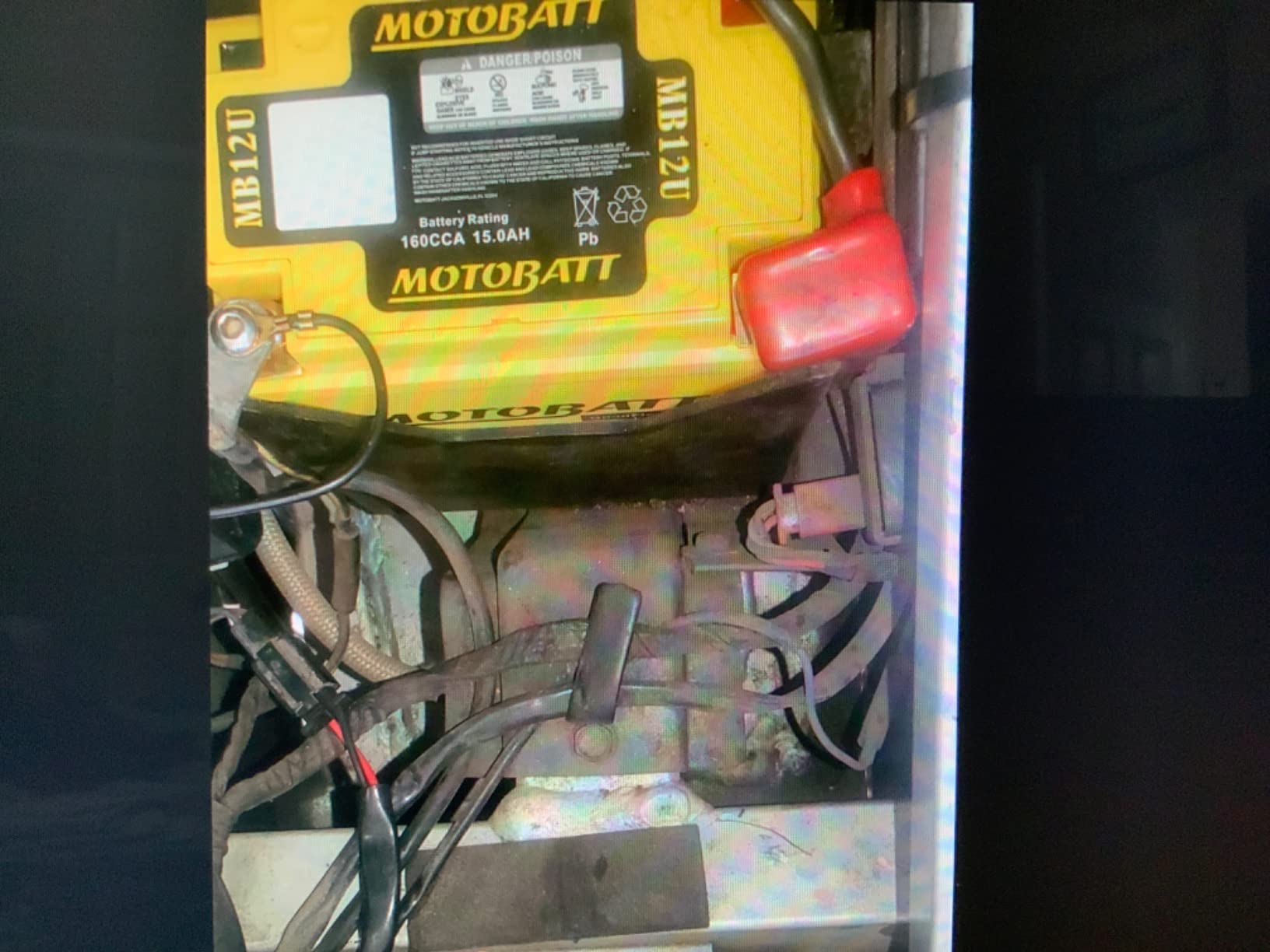 MotoBatt MB12U (12V 15 Amp) 160CCA Factory Activated QuadFlex AGM Battery Large customer photo 1