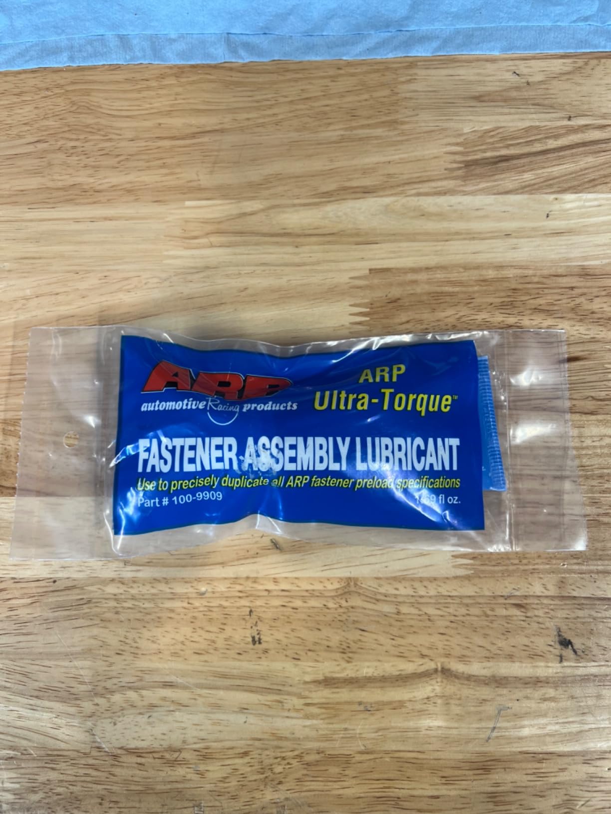 ARP 100-9909 Ultra Torque Assembly Lubricant - 1.69 oz. Fluid Squeeze Tube customer photo 1