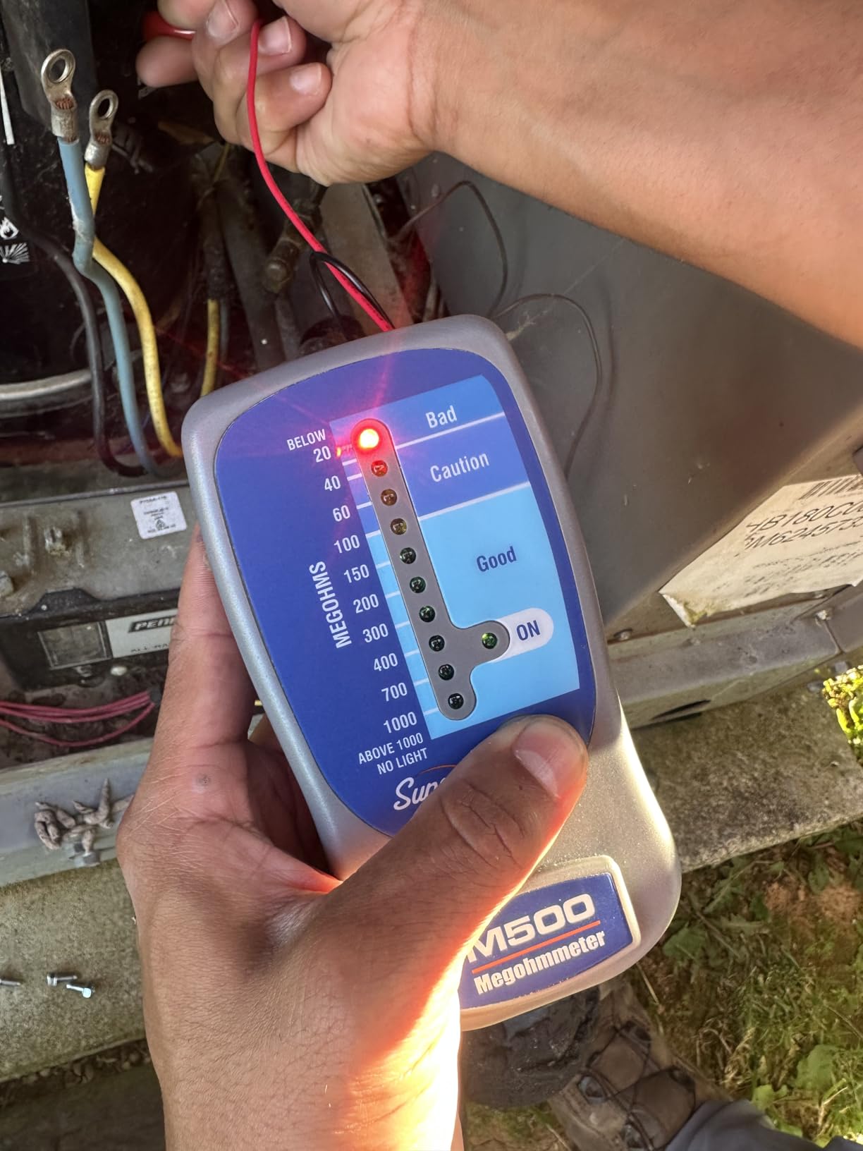 Supco M500 Electronic Megohmmeter, 0 to 1000 Megohms customer photo 1
