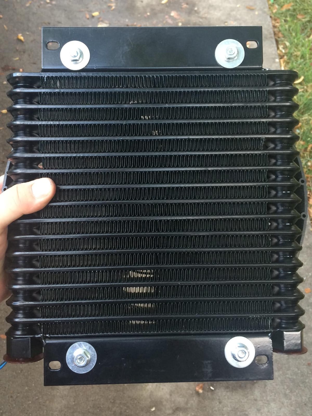 Derale 13614 Series 9000 Plate and Fin Transmission Oil Cooler,Black customer photo 1