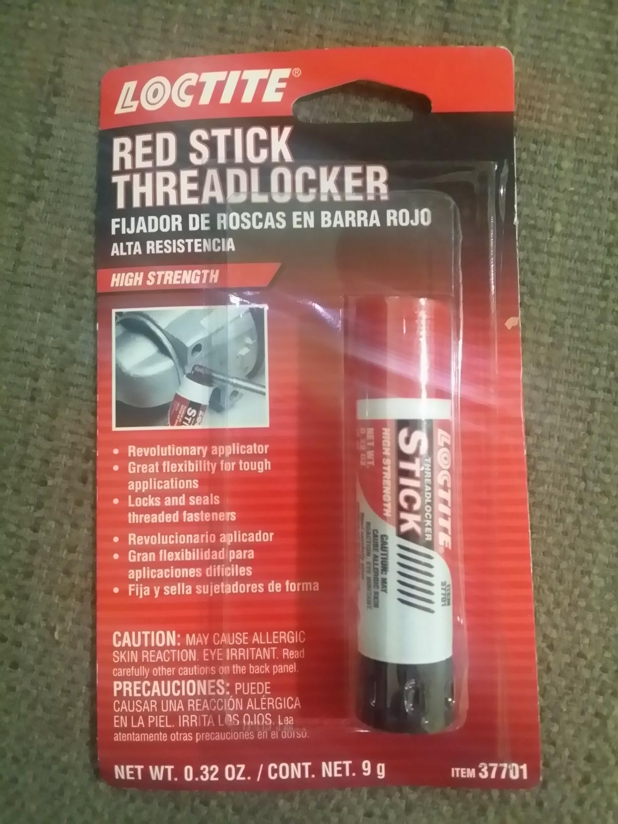 Loctite 37701 Red High Strength Threadlocker Stick - 9 g customer photo 1