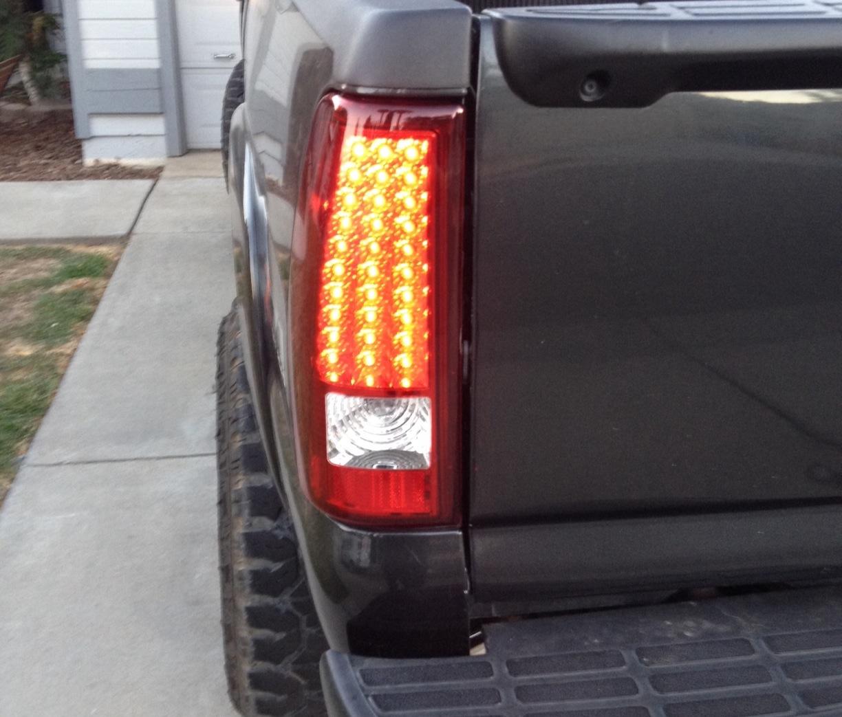 Spyder Auto ALT-ON-CS03-LED-RC Chevy Silverado 1500/2500/3500 and GMC Sierra 1500/2500/3500 Red/Clear LED Tail Light, medium customer photo 1