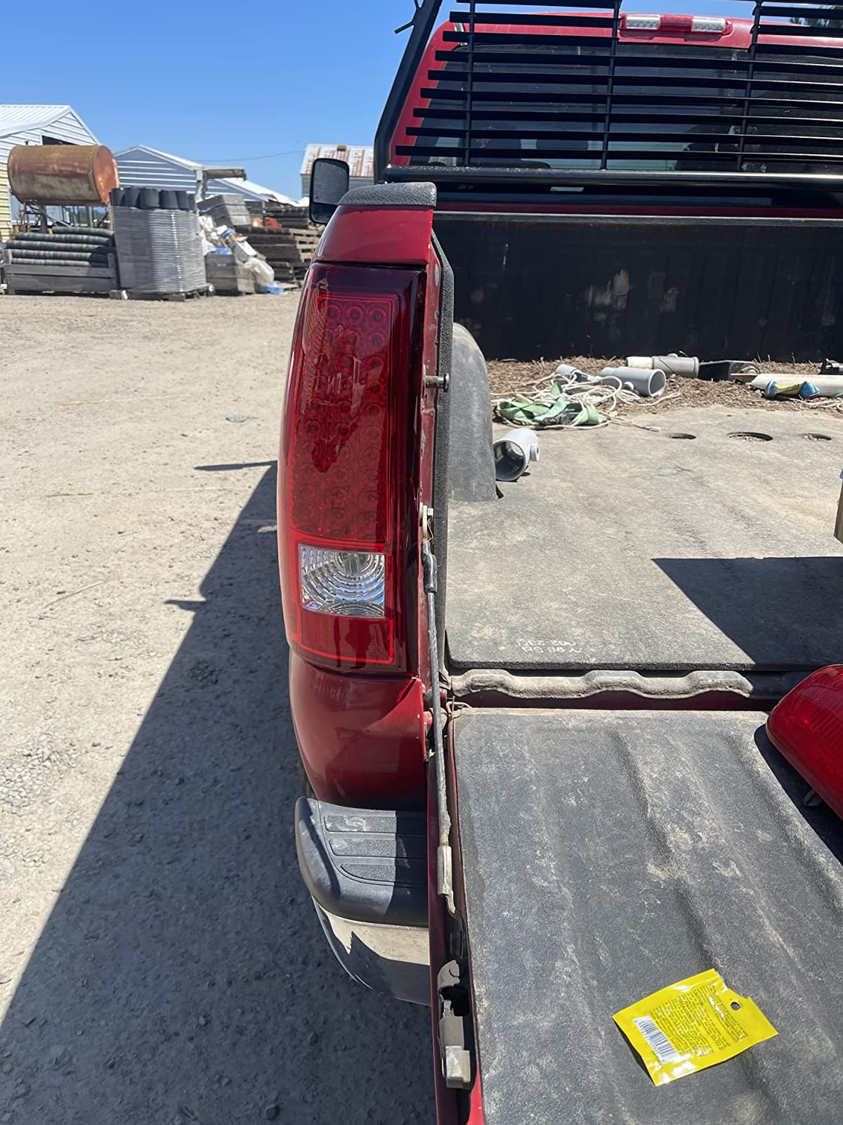 Spyder Auto ALT-ON-CS03-LED-RC Chevy Silverado 1500/2500/3500 and GMC Sierra 1500/2500/3500 Red/Clear LED Tail Light, medium customer photo 2