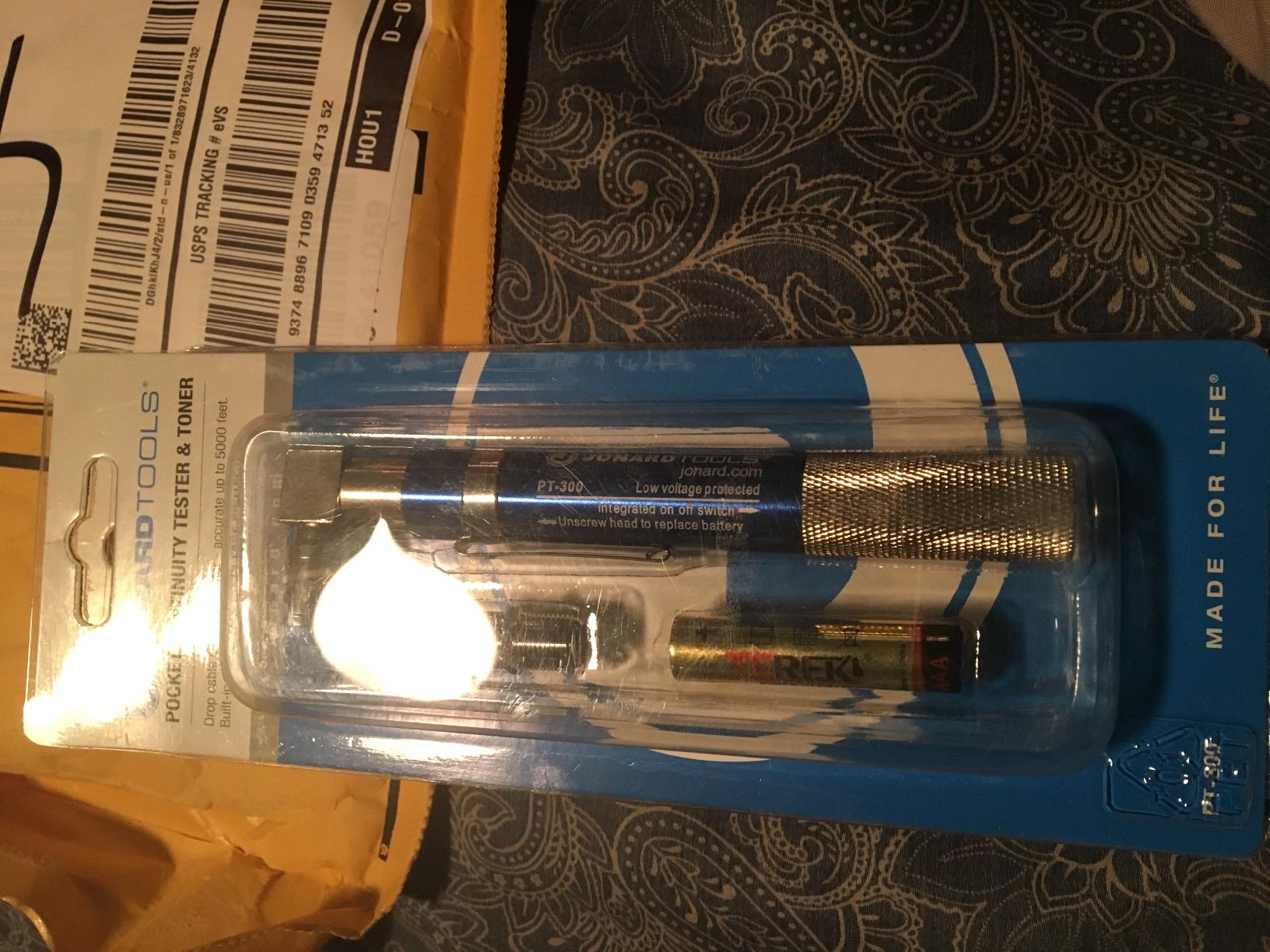 Jonard Tools PT-300 Voltage Protected Coax Cable Wire Tracer customer photo 2